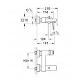 Смеситель для ванны Grohe Eurocube (23140000) Смеситель для ванны Grohe Eurocube (23140000)
