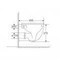 Унітаз підвісний Mixxus Premium Ellipse-0302-T3 495x360x370mm, система змиву Tornado 3.0 (MP6462) Унітаз підвісний Mixxus Premium Ellipse-0302-T3 495x360x370mm, система змиву Tornado 3.0 (MP6462)