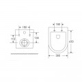 Унітаз підвісний Mixxus Premium Ellipse-0302-T3 495x360x370mm, система змиву Tornado 3.0 (MP6462) Унітаз підвісний Mixxus Premium Ellipse-0302-T3 495x360x370mm, система змиву Tornado 3.0 (MP6462)