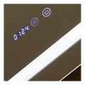 Дзеркало Mixxus LIGHT MR01-90x70 з Led Touch, Anti-fog, димером, регулятором яскравості, годинником (MI5999)