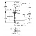 Змішувач для раковини L-розміру Grohe Essence New (32628001)