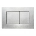 Панель змиву KOER KT-0612-02 240x160x10mm з нержавіючої сталі, кнопка квадратна SUS304 (KR6120)