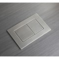 Панель змиву KOER KT-0612-02 240x160x10mm з нержавіючої сталі, кнопка квадратна SUS304 (KR6120)
