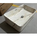 Раковина накладна MIXXUS PREMIUM QUADRO-0208 MARBLE 480х315х140mm (перелив) (MP6518)
