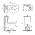 Чаша унітазу-компакту без сидіння MIXXUS PREMIUM ELLIPSE-0402-R BOWL 425x390x660 система змиву RIMLESS (MI8346) Чаша унітазу-компакту без сидіння MIXXUS PREMIUM ELLIPSE-0402-R BOWL 425x390x660 система змиву RIMLESS (MI8346)
