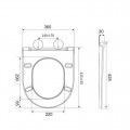 Унітаз підвісний MIXXUS ELLIPSE-0310-T3 480x360x340mm система змиву TORNADO 3.0 (MI8426)