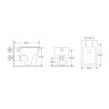 Унітаз підлоговий безбачковий MIXXUS PREMIUM QUADRO-0701-R 600х355х410mm система змиву RIMLESS (MP6590) Унітаз підлоговий безбачковий MIXXUS PREMIUM QUADRO-0701-R 600х355х410mm система змиву RIMLESS (MP6590)