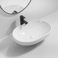 Раковина врізна на стільницю MIXXUS PREMIUM ELLIPSE-1601 600х400х190mm (перелив) (MP6569)