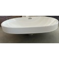 Раковина врізна на стільницю MIXXUS PREMIUM ELLIPSE-1601 600х400х190mm (перелив) (MP6569)