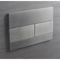 Панель змиву KOER KT-0603-07 240x160x10mm пластикова, кнопка лінійна (колір графіт) (KR5321)