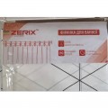 Шторка для ванної Zerix SCP-020-180x180 з PEVA (поліетиленвінілацетату) (Візерунок "Зигзаг" білий) (ZX6093)