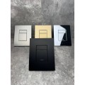 Панель змиву KOER KT-0607-05 157x198x3mm пластикова, кнопка квадратна (колір чорний матовий) (KR5346) Панель змиву KOER KT-0607-05 157x198x3mm пластикова, кнопка квадратна (колір чорний матовий) (KR5346)