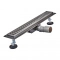 Душовий трап з нержавіючої сталі SUS304 Koer FD35-70x500-Graphite (Колір графіт) (AC0657)