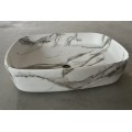 Раковина накладна MIXXUS PREMIUM BEVEL-0102 MARBLE 495х370х135mm (MP6519)