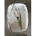 Раковина накладна MIXXUS PREMIUM BEVEL-0102 MARBLE 495х370х135mm (MP6519)