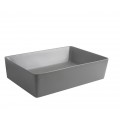 Раковина накладна MIXXUS PREMIUM QUADRO-0108 GRAY 550x390x145mm (MP6652)