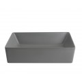 Раковина накладна MIXXUS PREMIUM QUADRO-0108 GRAY 550x390x145mm (MP6652)
