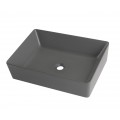 Раковина накладна MIXXUS PREMIUM QUADRO-0108 GRAY 550x390x145mm (MP6652)