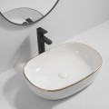 Раковина накладна MIXXUS PREMIUM ELLIPSE-0105 EDGE GOLD 600х400х150mm (MP6564) Раковина накладна MIXXUS PREMIUM ELLIPSE-0105 EDGE GOLD 600х400х150mm (MP6564)