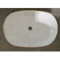 Раковина накладна MIXXUS PREMIUM ELLIPSE-0105 EDGE GOLD 600х400х150mm (MP6564) Раковина накладна MIXXUS PREMIUM ELLIPSE-0105 EDGE GOLD 600х400х150mm (MP6564)