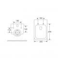 Унітаз підвісний Mixxus Premium Ellipse-0303-T3 520x365x360mm, система змиву Tornado 3.0 (MP6465) Унітаз підвісний Mixxus Premium Ellipse-0303-T3 520x365x360mm, система змиву Tornado 3.0 (MP6465)