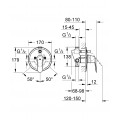 Смеситель скрытого монтажа на 2 потребителя Grohe Eurosmart Cosmopolitan (32879000)