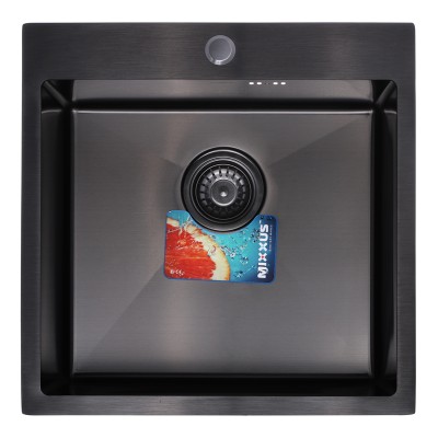 Мийка MIXXUS MX5050-200x1.0-PVD-BLACK (Колір чорний) (MX0578)