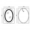 Дзеркало MIXXUS PLAIN MV02-60x80 з LED Touch, Anti-fog, димером, рег. яскравості, годинником (MI6933) Дзеркало MIXXUS PLAIN MV02-60x80 з LED Touch, Anti-fog, димером, рег. яскравості, годинником (MI6933)