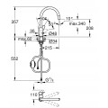 Одноважільний змішувач для кухні Grohe BauEdge New (30536000) Одноважільний змішувач для кухні Grohe BauEdge New (30536000)