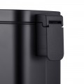Відро для сміття з плавним закриттям прямокутне Mixxus Premium Quadro-TC0105 Black 5 л колір чорний (MI7061)