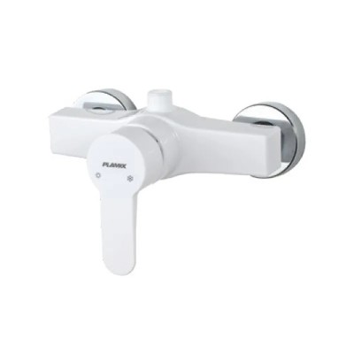 Змішувач для душа PLAMIX MARIO-003 SET WHITE (зі шлангом, лійкою та кронштейном) (MX1894) Змішувач для душа PLAMIX MARIO-003 SET WHITE (зі шлангом, лійкою та кронштейном) (MX1894)