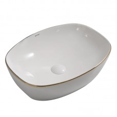 Раковина накладна MIXXUS PREMIUM DIVERSE-0109 EDGE GOLD 500х380х140mm (MP6548) Раковина накладна MIXXUS PREMIUM DIVERSE-0109 EDGE GOLD 500х380х140mm (MP6548)