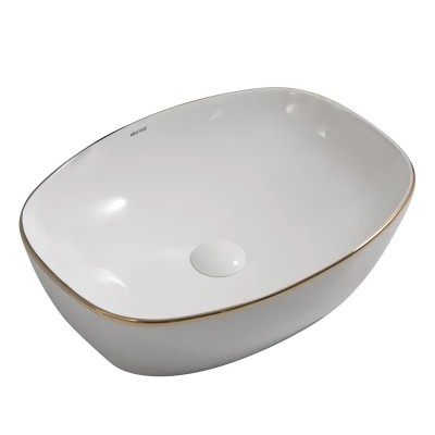 Раковина накладна MIXXUS PREMIUM DIVERSE-0109 EDGE GOLD 500х380х140mm (MP6548) Раковина накладна MIXXUS PREMIUM DIVERSE-0109 EDGE GOLD 500х380х140mm (MP6548)