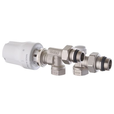 Комплект для подключения радиатора Roho R5171-050K - 1/2" осевой (антипротечка) (RO0121) Комплект для подключения радиатора Roho R5171-050K - 1/2" осевой (антипротечка) (RO0121)