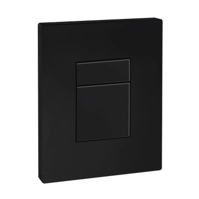 Панель змиву KOER KT-0607-05 157x198x3mm пластикова, кнопка квадратна (колір чорний матовий) (KR5346) Панель змиву KOER KT-0607-05 157x198x3mm пластикова, кнопка квадратна (колір чорний матовий) (KR5346)