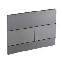 Панель змиву KOER KT-0603-07 240x160x10mm пластикова, кнопка лінійна (колір графіт) (KR5321) Панель змиву KOER KT-0603-07 240x160x10mm пластикова, кнопка лінійна (колір графіт) (KR5321)