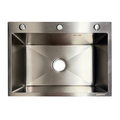 Мийка ZERIX ZH5545 MICRO DECOR SS COLOR (3.0/0.8) з нержавіючої сталі (колір нержавійка) (ZX6172) Мийка ZERIX ZH5545 MICRO DECOR SS COLOR (3.0/0.8) з нержавіючої сталі (колір нержавійка) (ZX6172)