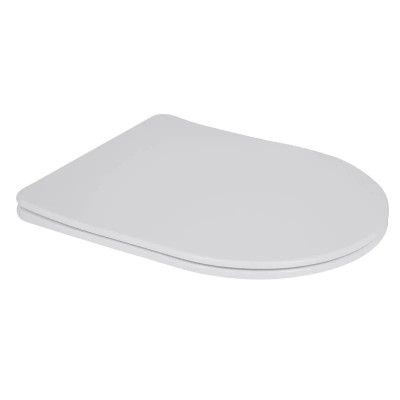 Сидіння-кришка для унітазу MIXXUS SEAT COVER ELLIPSE-2001 455х380х60mm дюропластове швидкознімне з мікроліфтом (MI6719)