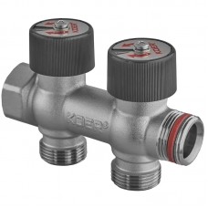 Колектор вентильний без фітингу 3/4"x3/4"x3/4"x2 WAYS (KOER KR.1128-2) (KR5871) Колектор вентильний без фітингу 3/4"x3/4"x3/4"x2 WAYS (KOER KR.1128-2) (KR5871)
