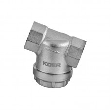 Фільтр грубої очистки Koer KR.F03-1.N - 1" універсальний нікельований (KR5473)
