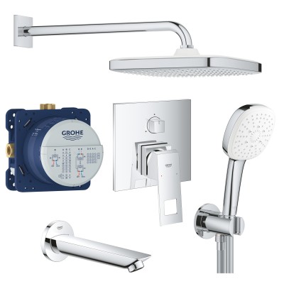 Набір для комплектації вани Grohe Eurocube з Tempesta Cube 250 (UA26417SC0) Набір для комплектації вани Grohe Eurocube з Tempesta Cube 250 (UA26417SC0)