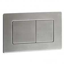 Панель змиву KOER KT-0612-02 240x160x10mm з нержавіючої сталі, кнопка квадратна SUS304 (KR6120)