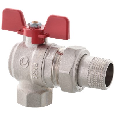Кран с американкой Roho R106-050 - 1/2" угловой (RO0089)