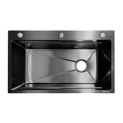 Мийка з нержавіючої сталі КОМПЛЕКТ ZERIX ZH7545-SET-05 MICRO DECOR GRAPHITE (3.0/0.8) (колір графіт) (ZX6199) Мийка з нержавіючої сталі КОМПЛЕКТ ZERIX ZH7545-SET-05 MICRO DECOR GRAPHITE (3.0/0.8) (колір графіт) (ZX6199)