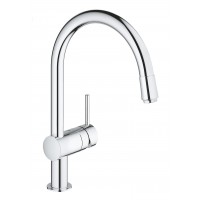 Смеситель для кухни с выдвижным изливом Grohe Minta (32918000) Смеситель для кухни с выдвижным изливом Grohe Minta (32918000)