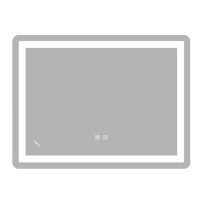 Дзеркало ZERIX SANSA MR01-80x60-REVERSE з LED Touch, Anti-fog, димером, рег. яскравості (ZX6049) Дзеркало ZERIX SANSA MR01-80x60-REVERSE з LED Touch, Anti-fog, димером, рег. яскравості (ZX6049)