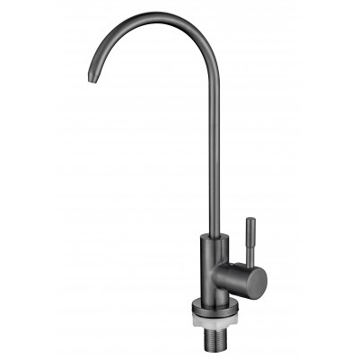 Кран для питної води MIXXUS MONO-07.SUS FILTER GRAPHITE з нерж. сталі SUS304 (Колір графіт) (MI6562) Кран для питної води MIXXUS MONO-07.SUS FILTER GRAPHITE з нерж. сталі SUS304 (Колір графіт) (MI6562)