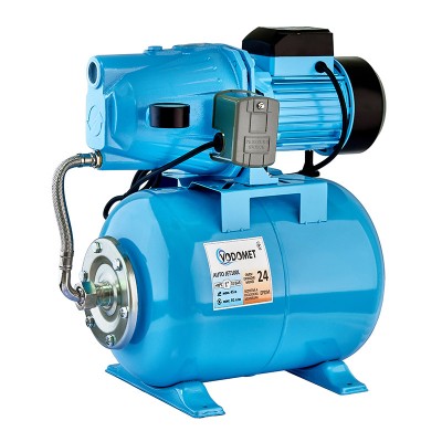 VODOMET AUTO JET100L Насосна станція Н=45М, Q=3кбМ, P=1100 Вт, 1"x1" (корпус - чавун) (1 шт/ящ) VODOMET AUTO JET100L Насосна станція Н=45М, Q=3кбМ, P=1100 Вт, 1"x1" (корпус - чавун) (1 шт/ящ)