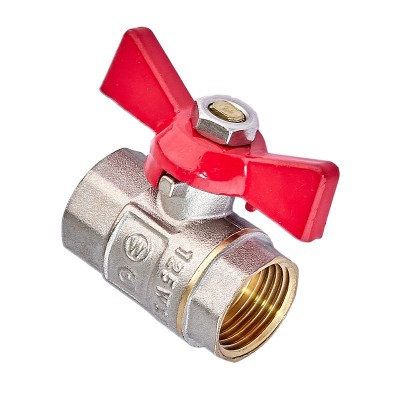 Кран кульовий Waterpro WP602-15FFW - 1/2" ГГМ (сталевий метелик) (WP3290) Кран кульовий Waterpro WP602-15FFW - 1/2" ГГМ (сталевий метелик) (WP3290)