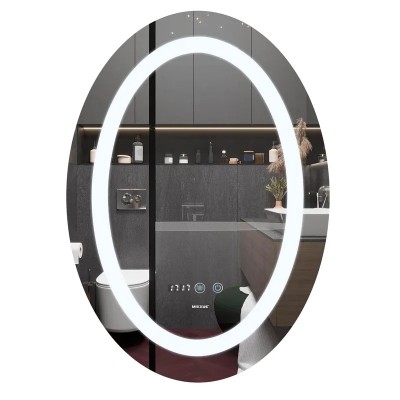 Дзеркало MIXXUS PLAIN MV02-60x80 з LED Touch, Anti-fog, димером, рег. яскравості, годинником (MI6933) Дзеркало MIXXUS PLAIN MV02-60x80 з LED Touch, Anti-fog, димером, рег. яскравості, годинником (MI6933)